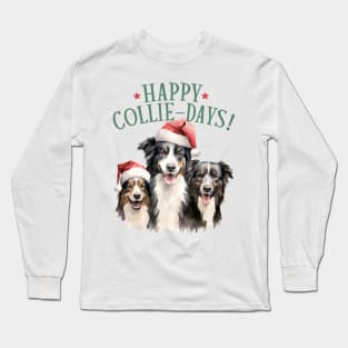 Christmas Collies Pun Long Sleeve T-Shirt